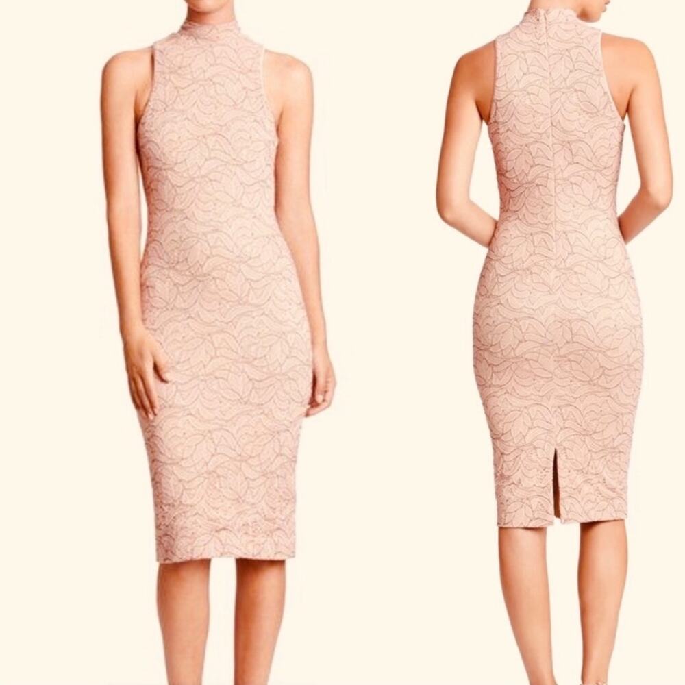 Elegant Sleeveless Pink Dress